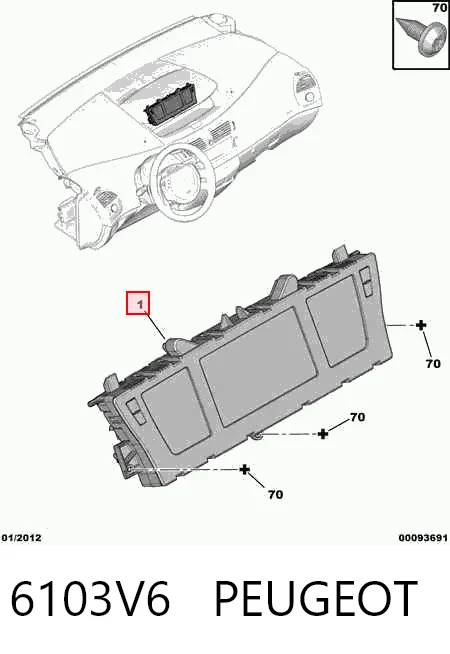 Mostrador multifuncional Citroen C4 UA ao melhor preço