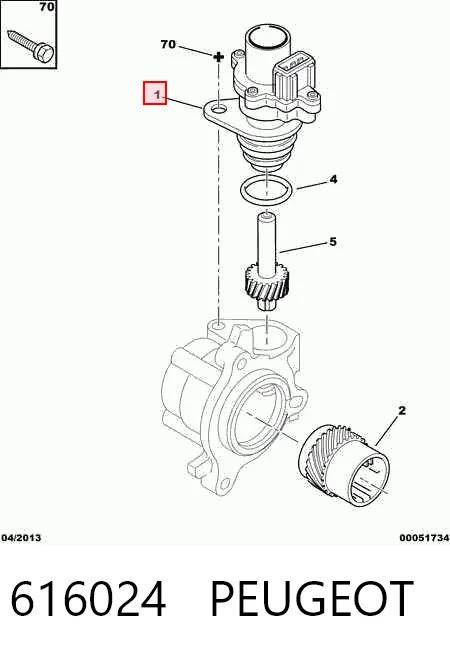 616024 Peugeot/Citroen Sensor de velocidade