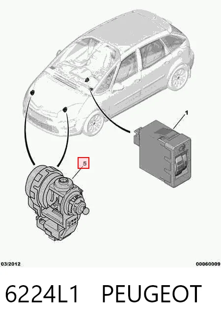 Corretor da luz Citroen C4  UD ao melhor preço