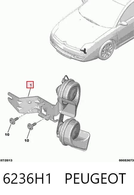 Compre Sinal sonoro (cláxon) BMW 5 