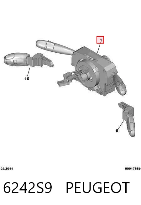Comutador instalado na coluna da direção, montado Peugeot 407 preço, a partir de 137,52 USD