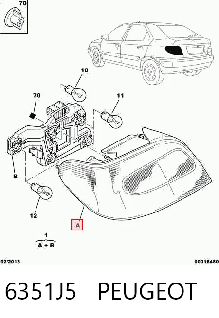 Compre Lanterna traseira direita Citroen Xsara 