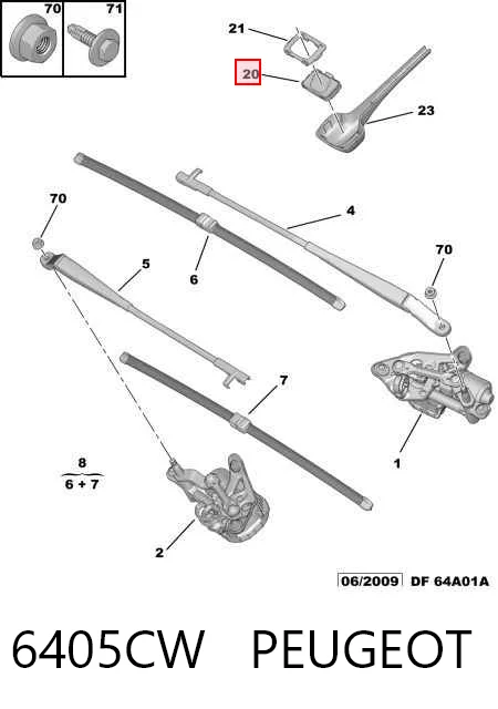 Sensor de chuva Peugeot 407  6D ao melhor preço