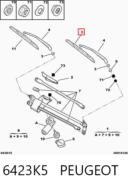 Limpa-pára-brisas do pára-brisas de condutor Citroen AX preço, a partir de 10,24 USD
