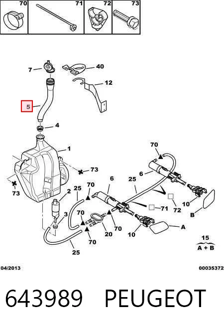 643989 Peugeot/Citroen Termostato