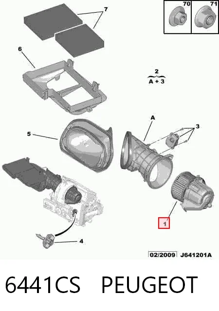 6441CS Peugeot/Citroen