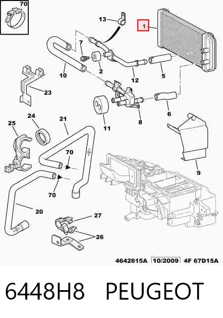 6448H8 Peugeot/Citroen