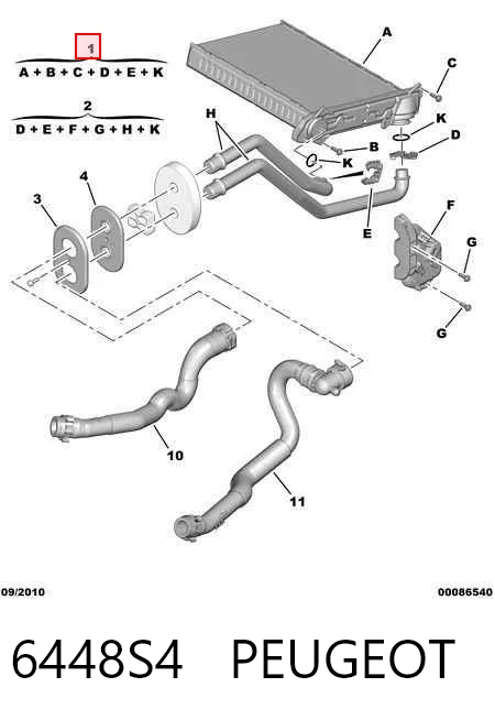6448S4 Peugeot/Citroen