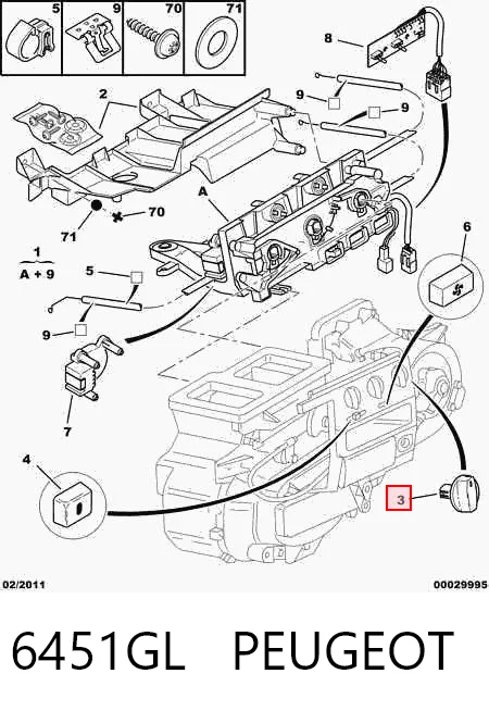 Unidade de controlo dos modos de aquecimento/condicionamento Fiat Ducato II 230L ao melhor preço