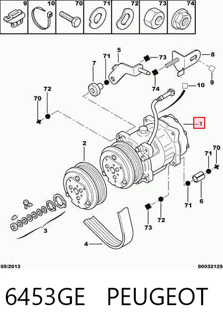 Compressor de aparelho de ar condicionado Citroen ZX  N2 ao melhor preço