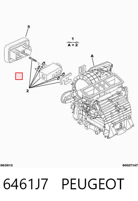 6461J7 Peugeot/Citroen
