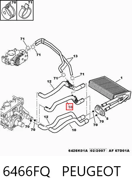 6466FQ Peugeot/Citroen