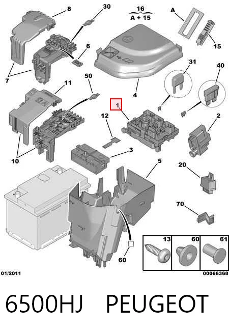 Compre Unidade de dispositivos de segurança Citroen Berlingo 