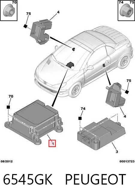 550541500 VAG Módulo processador de controlo da bolsa de ar (Centralina eletrônica AIRBAG)