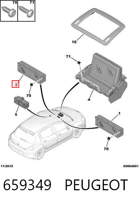 Mostrador multifuncional Peugeot 407  6E ao melhor preço