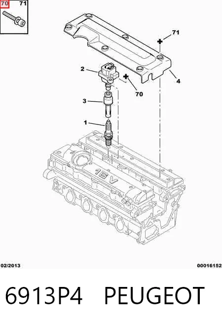 6913P4 Peugeot/Citroen