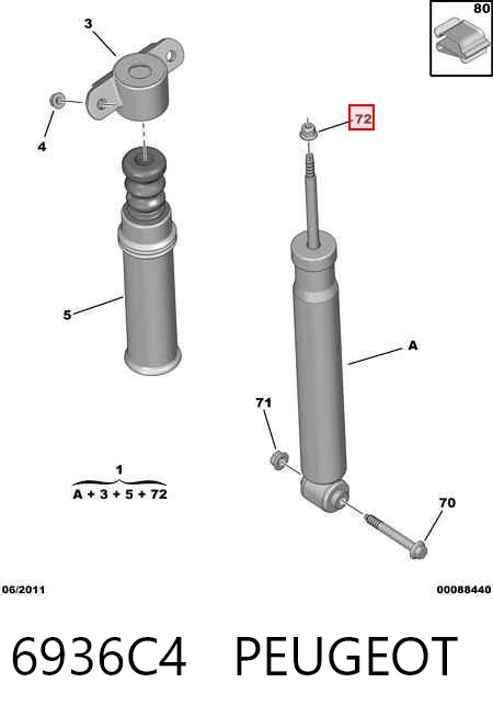 Parafuso (porca) de fixação N10272302 Bentley