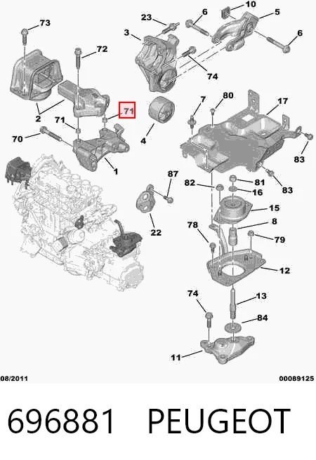 696881 Peugeot/Citroen