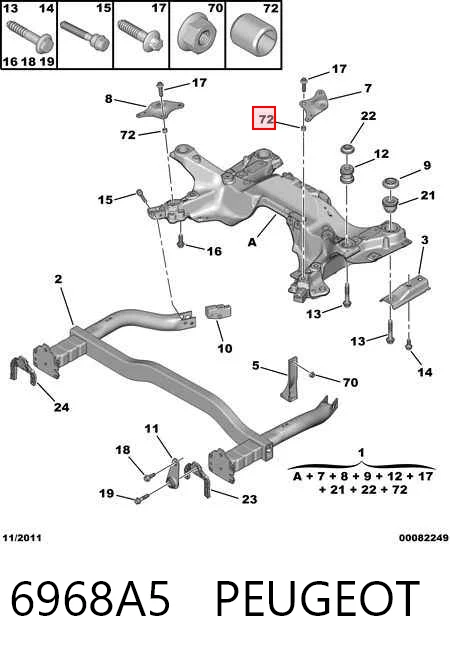 6968A5 Peugeot/Citroen
