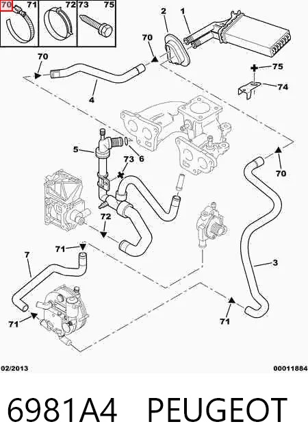 6981A4 Peugeot/Citroen