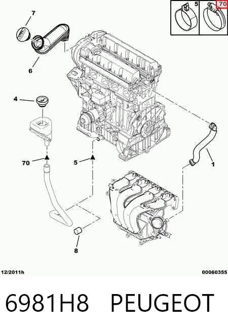 6981H8 Peugeot/Citroen