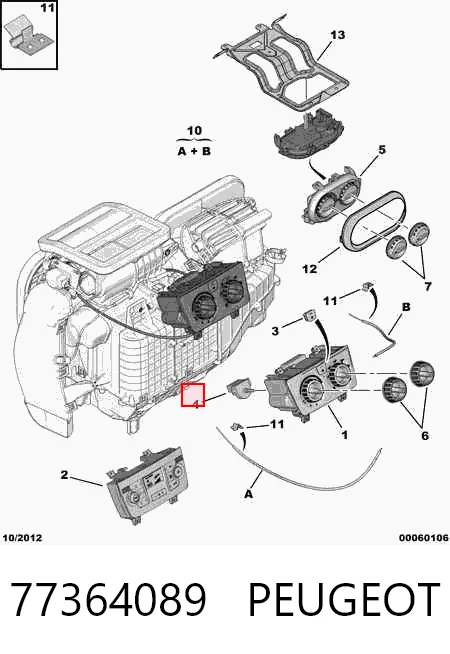 77364089 Peugeot/Citroen