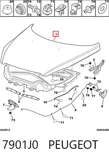Capota para Peugeot 307 SW 3H