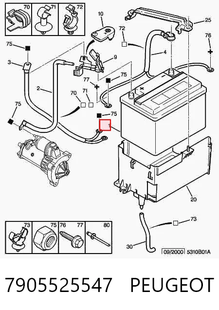 46820313 Fiat/Alfa/Lancia Bateria recarregável (PILHA)