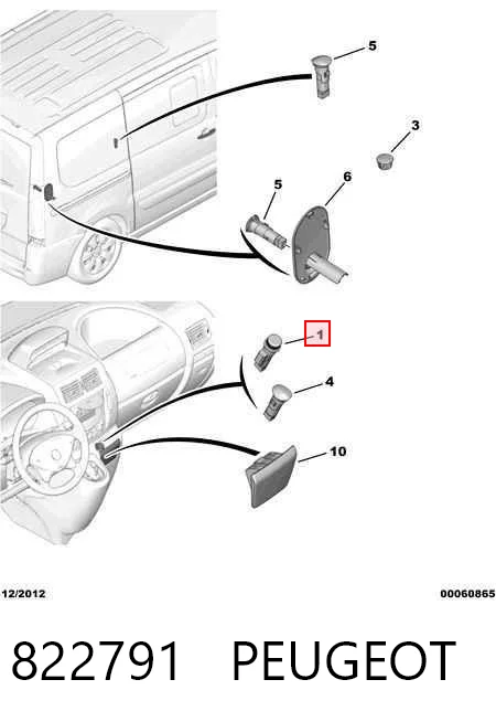 Acendedor de cigarros Citroen C8  EA, EB ao melhor preço