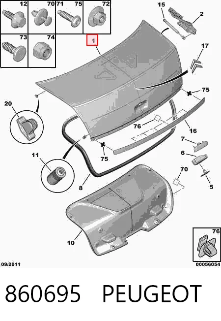 C4 sedan (2006-2011) original desde 136,50 €