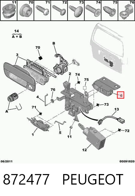 872477 Peugeot/Citroen