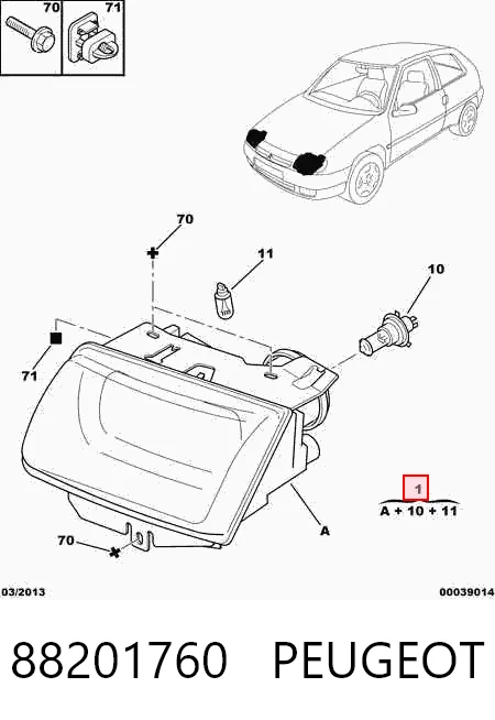 Luz esquerda Citroen Saxo preço, a partir de 35,64 USD