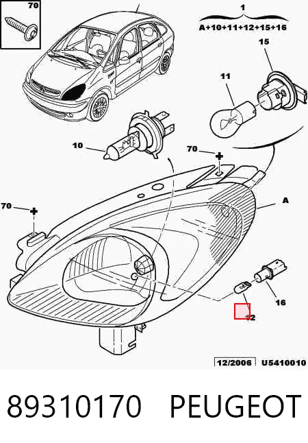 Compre Luz esquerda Citroen Xsara 