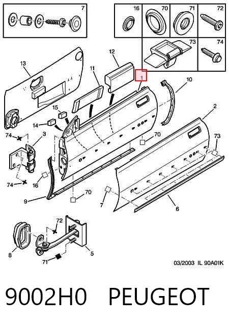 Porta dianteira esquerda Peugeot 406  8C ao melhor preço