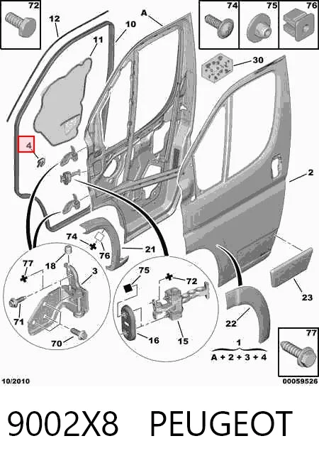 Compre Porta dianteira esquerda Fiat Ducato 3