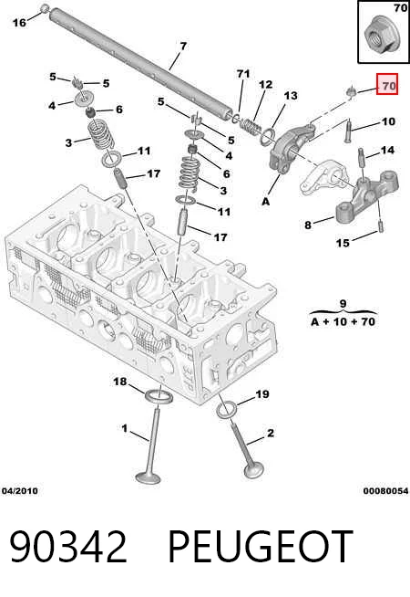 Compre Balanceiro de válvula (balanceiro de válvulas) Citroen ZX 