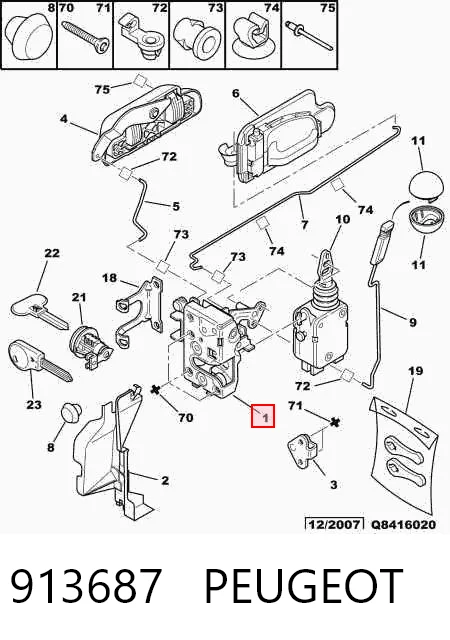 913687 Peugeot/Citroen