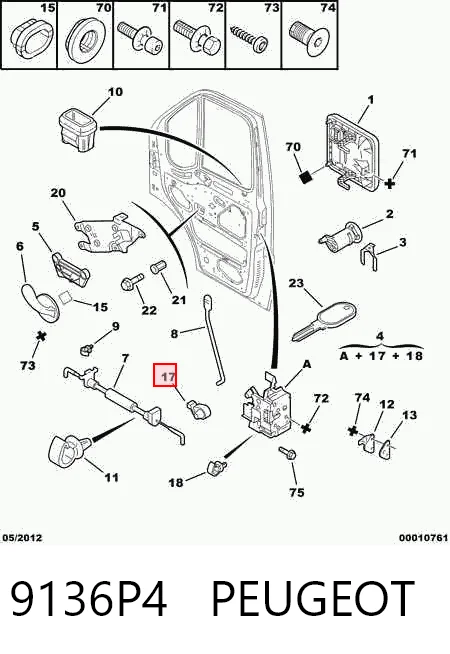 9136P4 Peugeot/Citroen