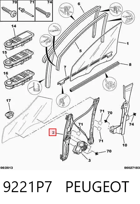  para Citroen C5  (RC)