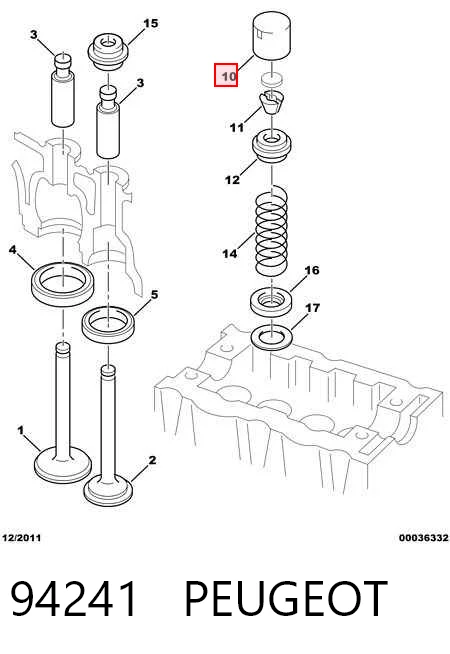 Compensador hidrâulico (empurrador hidrâulico), empurrador de válvulas para Toyota Corolla  E11