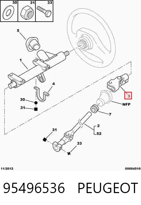 95496536 Peugeot/Citroen