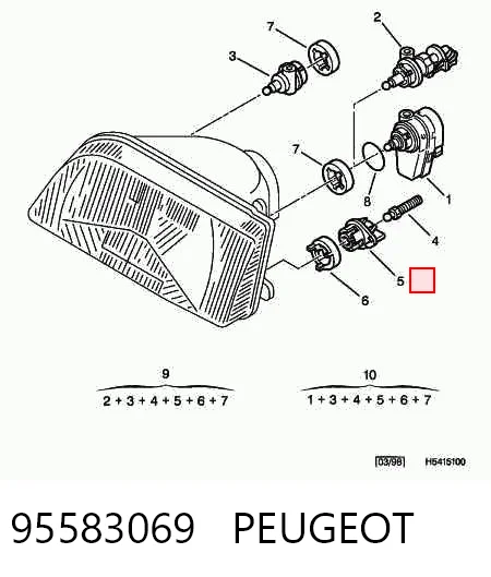 95583069 Peugeot/Citroen