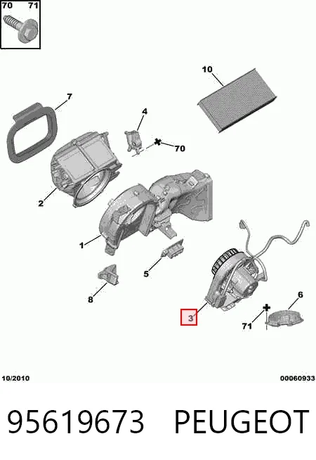 Motor de ventilador de forno (de aquecedor de salão) Fiat Scudo preço, a partir de 28,43 USD