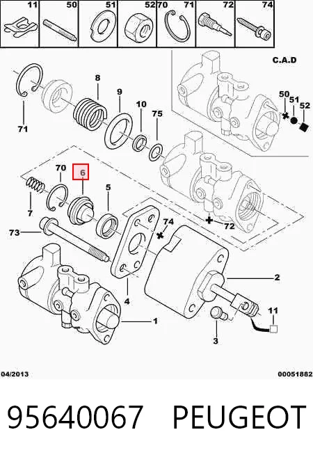 95640067 Peugeot/Citroen