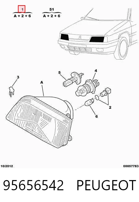 LPB281 Magneti Marelli Luz direita