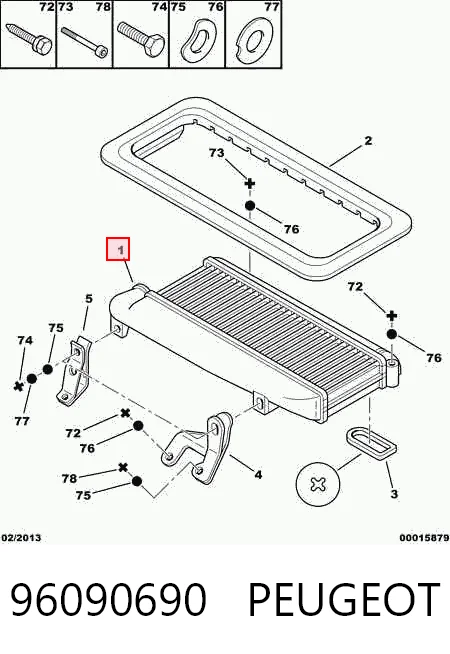 Radiador de intercooler Citroen ZX  N2