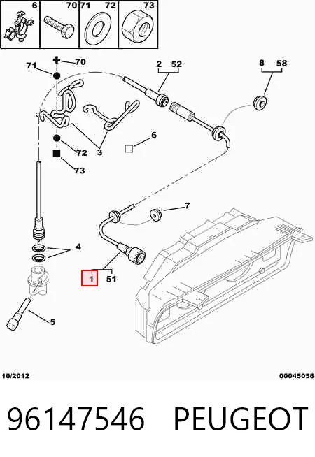 Cabo de acionamento de velocímetro 109028 Beca Cables