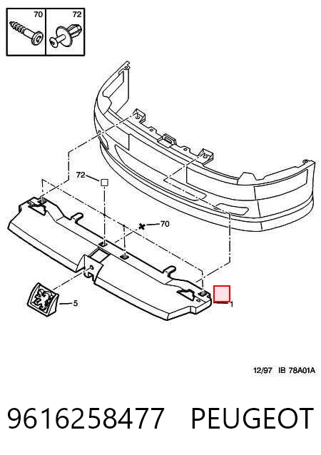  Grelha do radiador Peugeot 406 carrinha (8E, F) (1996 - 2004) 