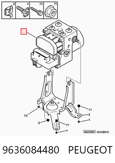  Unidade hidráulico de controlo ABS Citroen Xsara hatchback (N1) (1997 - 2005) 