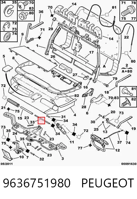 Grelha do radiador para Citroen C5 I DC